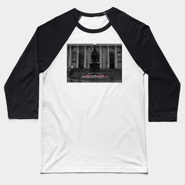 The Sheffield War Memorial also known as Sheffield Cenotaph Baseball T-Shirt by Simon-dell